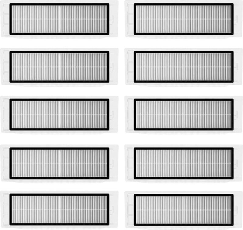 10 Stück HEPA-Filter für Xiaomi Roborock S5Max/S6Pure/E5 Staubsauger - Lntyq