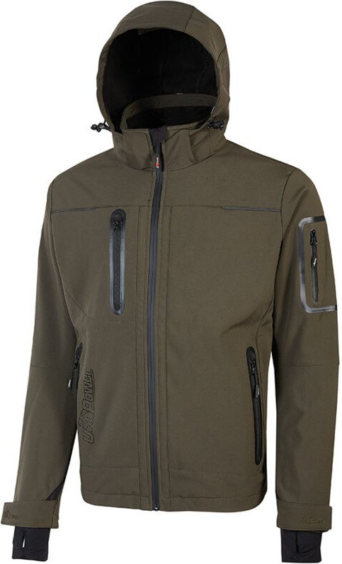 Space Arbeit Softshelljacke - l - Dunkelgrüne - U-power