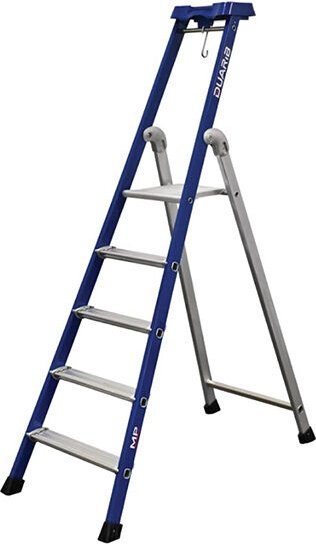 Matisère - Profi Stehleiter 3 Stufen - Maximale Arbeitshöhe 2.66m - 639203