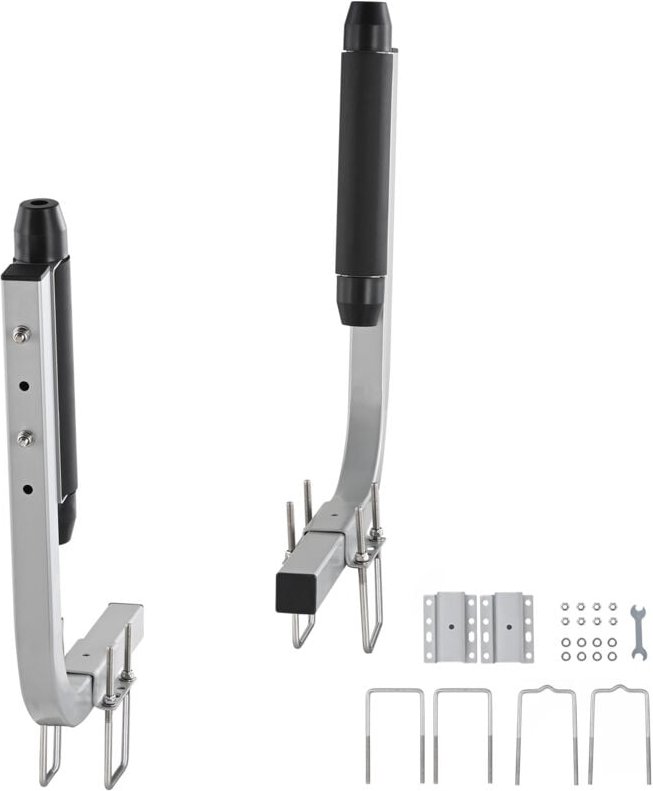 Mophorn Bootsanhängerführung, 20,5" verstellbar, 2 Stück, rostfreier verzinkter Stahl, Hochleistungsrolle, für Ski-/Ange...