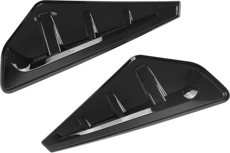 AKLOSIPY 2 Stück Auto-Seitenlüftungsschlitze Riss Schwarz Lüftungsschlitz Ersatz für X5 G05 X5M F95 2019-2021.