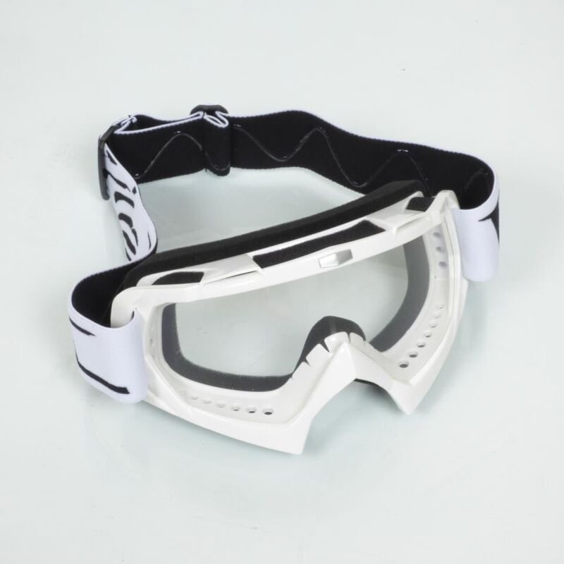 weiße maskenbrille für motocross quad enduro helme rc helmets