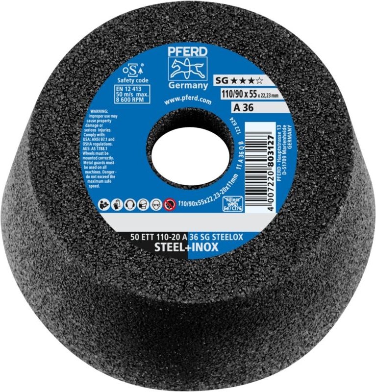 Schleiftopf ett sg steelox 110/55 mm ( 4000843244 ) - Pferd