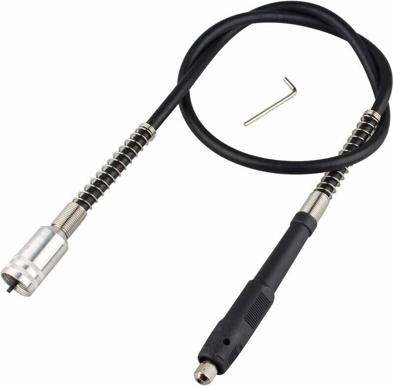 Flexible perceuse Tige extension Mandrin sans clé Compatible Outil accessoire de fixation pour Dremel Outil rotatif