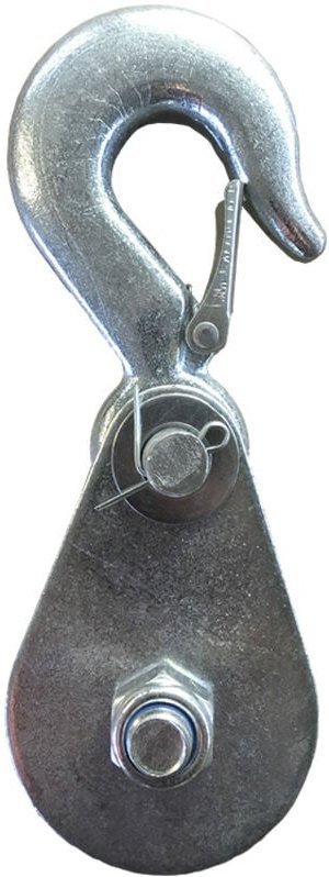 1T Hochleistungs-Umlenkrollen für Heberollenhaken, Schnappblock-Umlenkrolle, Einzelrollenhaken mit Umlenkrolle, Heberoll...