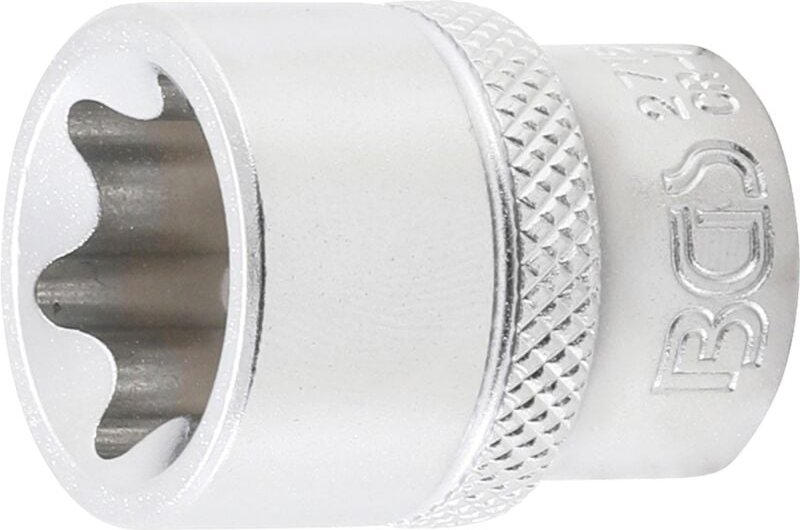Steckschlüssel-Einsatz E-Profil Antrieb Innenvierkant 10 mm (3/8') sw E20
