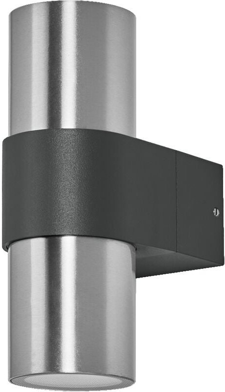 Endura Classic Rotary Updown GU10 Außen-Wandleuchte, schwarz, GU10-Sockel (max 5W each), kann mit einfacher oder smarter...