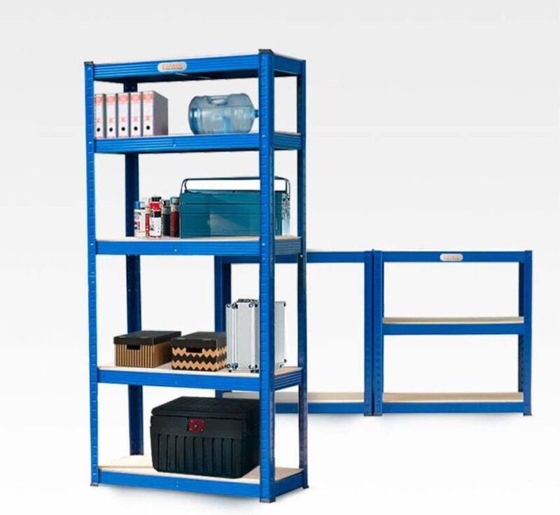 Metallregal mit Einlegeböden 5 Böden 180x90x40cm 950 Kg Element Xl