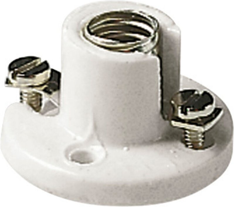 VIMAR - 02197 E10 Lampenfassung mit weißem Porzellansockel