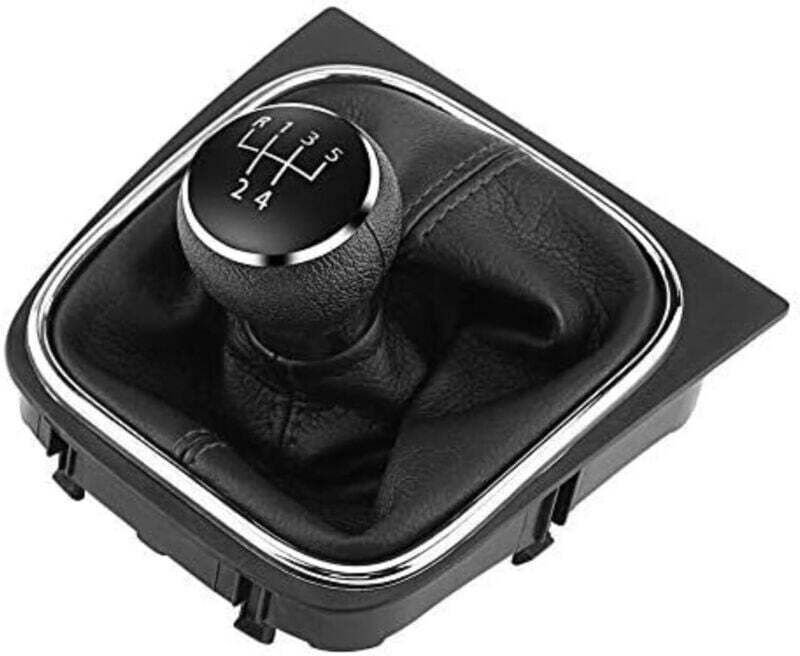 Schaltknauf - 5-Gang-Schalthebelkopf, Schaltmanschette, kompatibel mit VW EOS 2006-2011