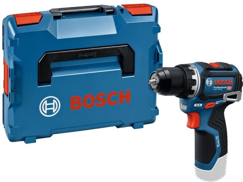 Bosch Akku-Bohrschrauber GSR 12V-32 ohne Akku und Ladegerät in L-BOXX