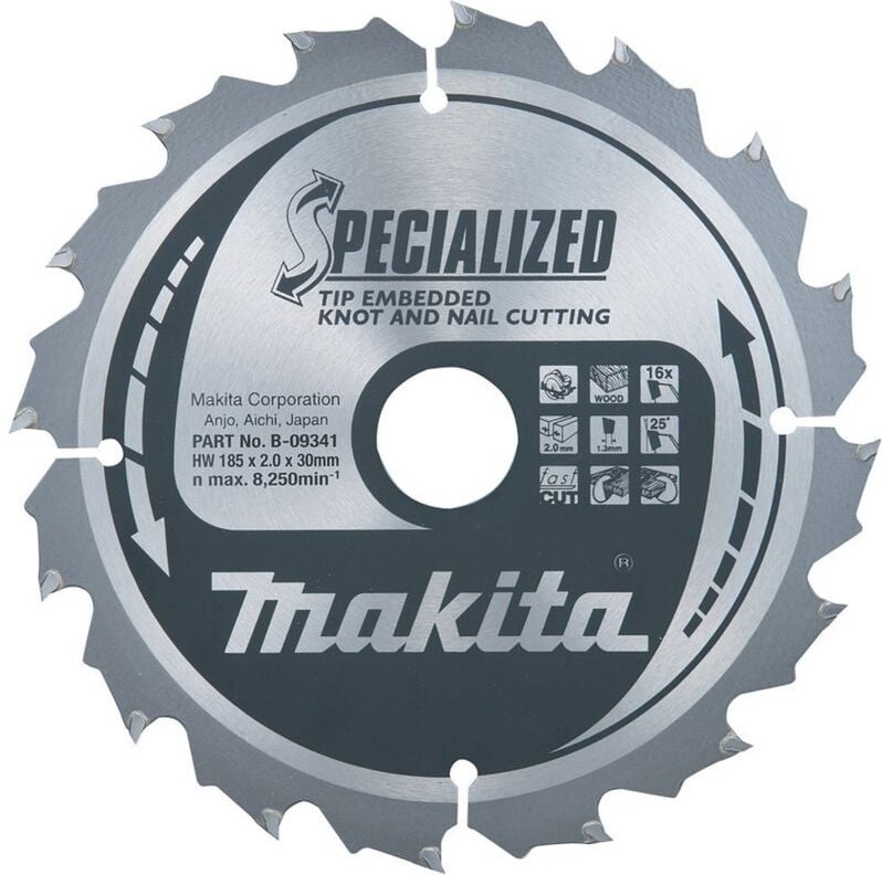 Sägeblatt specialized 260x30x32Z - Makita