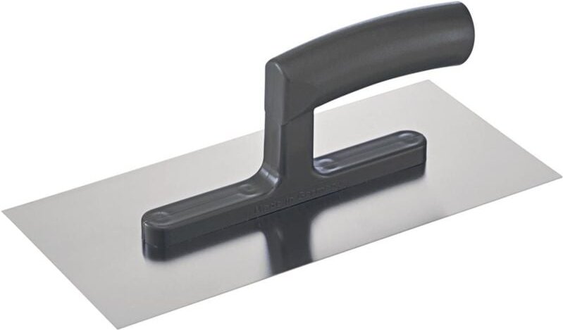 Glättekelle rostfrei 280x130mm Kunststoffgriff - Fortis