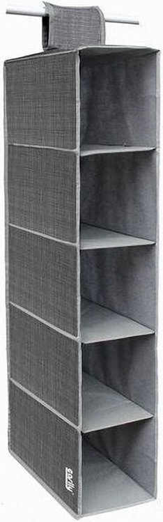 Trade Shop Traesio - Trade Shop - organizer hängeschrank schuhe taschen 5 regale 15X30X70CM 69704 -