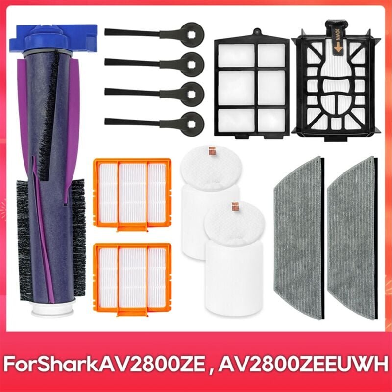 Für PowerDetect AV2800ZE, AV2800ZEEUWH, RV2800ZEEU, RV2820YE, RV2820ZE Ersatzteile Zubehör Pinsel Mopp Filter