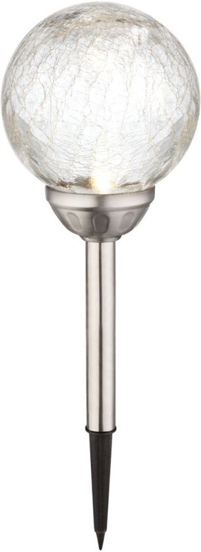 RGB LED Solar Leuchte Steck Lampe Beleuchtung Glas Kugel Außen Strahler Farbwechsel