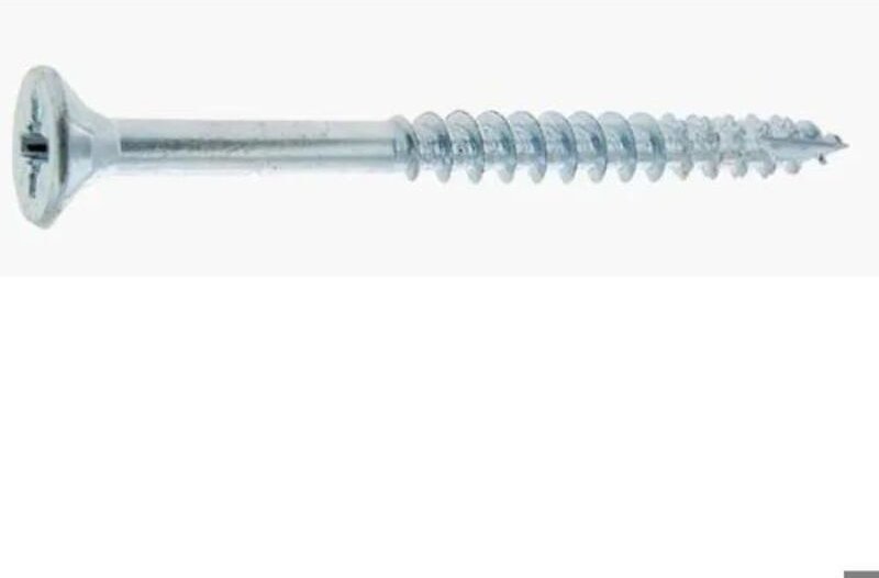 Ultima Holzschrauben Fixieren Kleben Weiß 100 Stk.