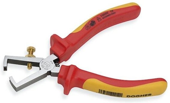 Isolierte Abisolierzange, vde 1000V, 160 mm Dogher 257-160