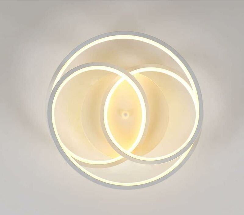 Comely - led -Deckenlicht, modernes Deckenlicht 40W 2600 lm, heißer weißer 3000k, kreative Acryldecklampe für Schlafzimm...