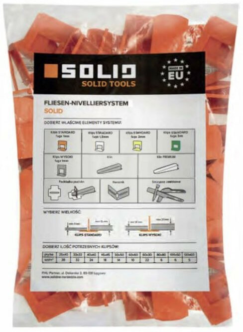 100 Stück Zuglaschen für Fliesen Nivelliersystem 3 mm