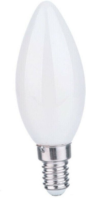 Trade Shop - LED-LAMPE MATT FILAMENT 4W E14 KALTLICHT WARM NATÜRLICH KERZE C35B -