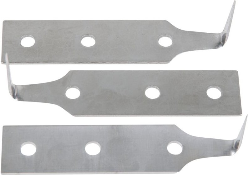 Ks Tools Edelstahl-Ziehklingen-Satz,Klingenlänge 38 mm,3-tlg.