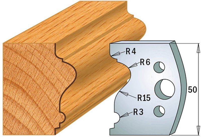 690.512 Paar Messer Kss 50x4mm