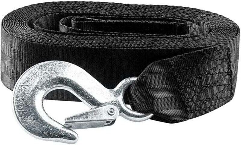 Seilwindengurt für Anhänger und Boote mit Sicherheitshaken