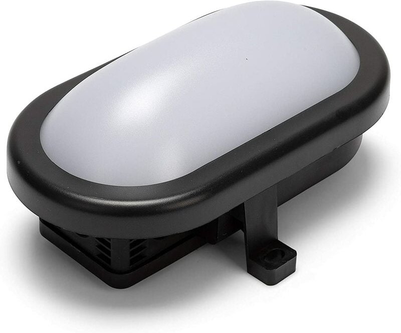 5.5W Schwarze LED-Wandleuchte IP54 Schnellanschluss 450 lm 4000K VELAMP TARTARUGA