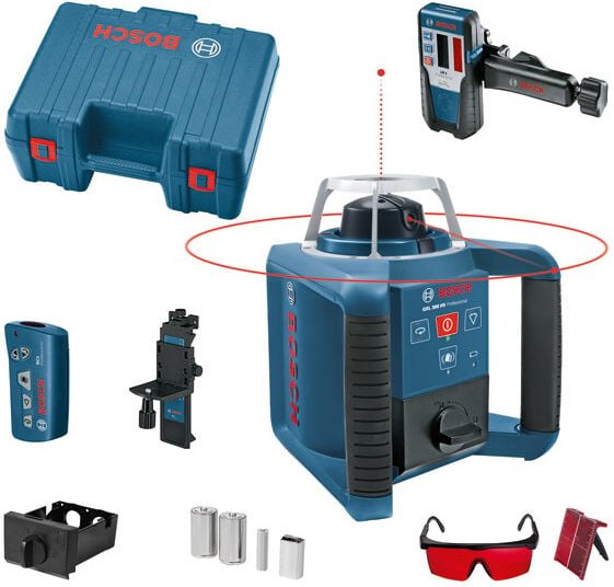 Bosch Rotationslaser grl 300 hv mit Zubehör im Handwerkerkoffer