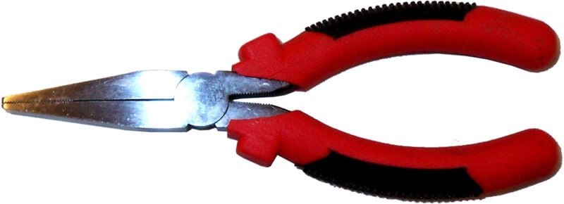 Flachmaulzange, 6 Zoll, roter und schwarzer Griff C0022