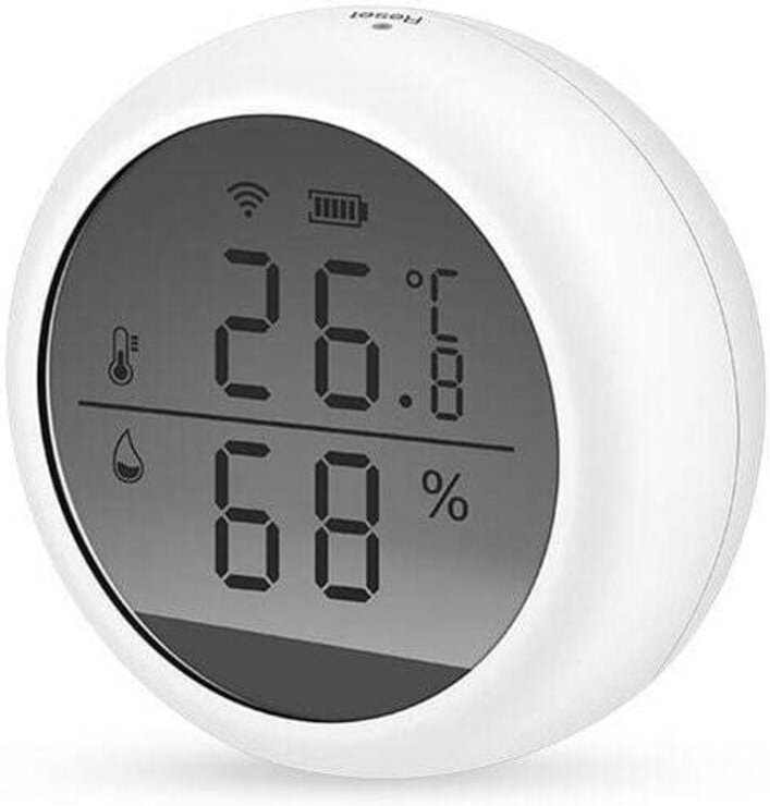 SNQ - WiFi-Thermometer-Hygrometer für den Innenbereich, Fernbedienung über app usb/aaa HD-LCD-Bildschirm, verbunden mit ...