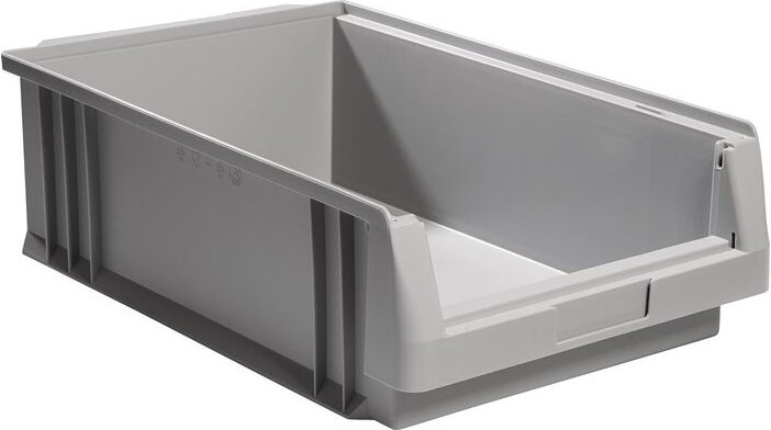 Sichtlagerkasten plk 1c B315xT500xH150 mm grau la-ka-pe