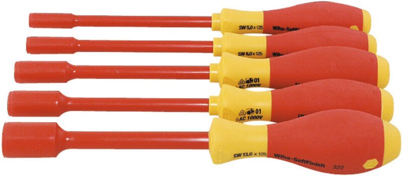 Steckschlüssel-Satz, vollisoliert, 5-teilig - Wiha