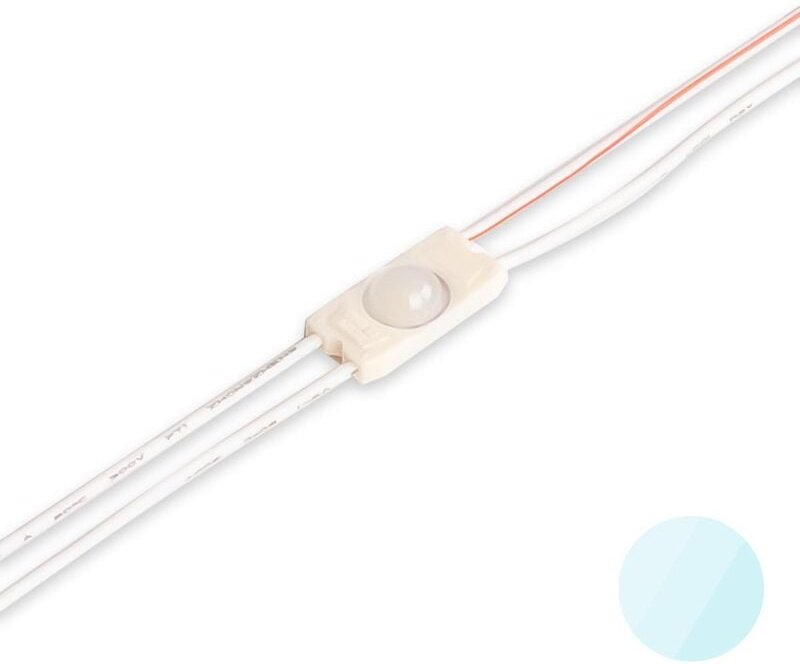 LED Mini Modul 0,3W 12V 160° - Lichtfarbe: Kaltweiß 6500K