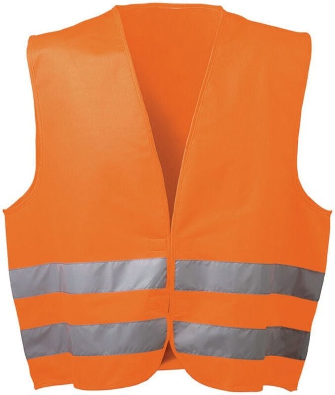 Wicatex Warnweste, pvc, en 471, Einheitsgröße, orange