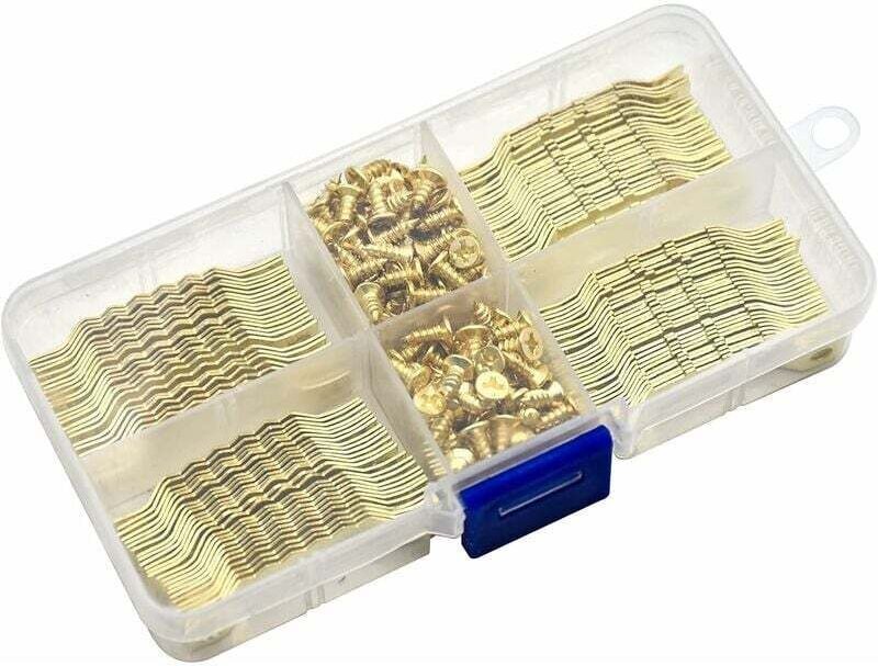 Bildaufhänger, Bilderrahmen-Aufhänger-Set mit Schrauben, robuster Wandbildaufhänger, 100 Stück, Fotohakenaufhänger zum A...