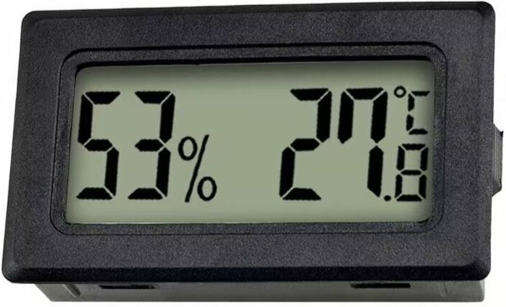 ZVD - Mini-Digital-LCD-Thermometer-Hygrometer – Temperatur-Feuchtigkeitstester, 5er-Pack
