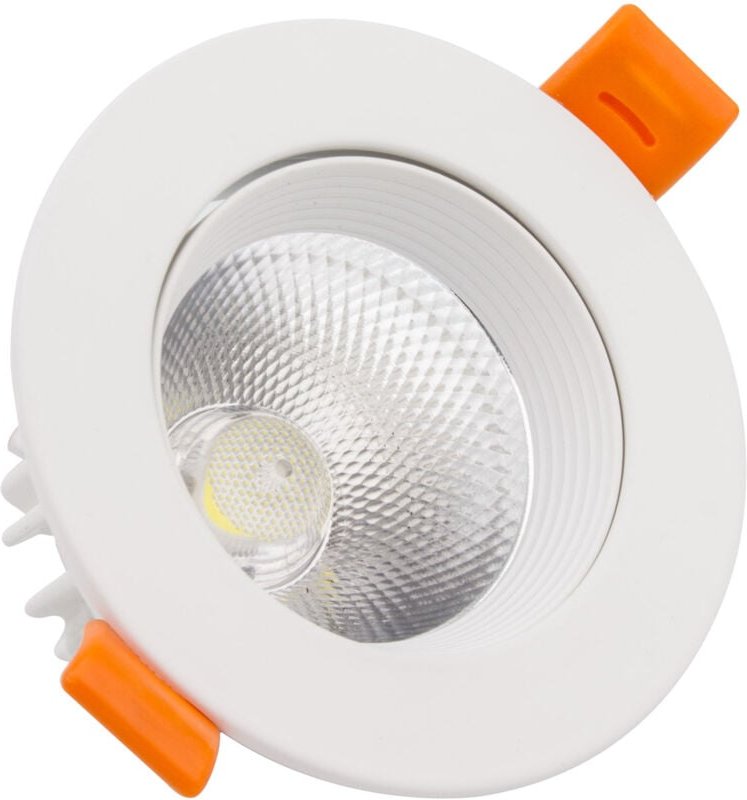 LED Downlight Einbaustrahler 9W Rund COB CRI90 Ausschnitt Ø 90 mm No Flicker 4000K Neutralweiß
