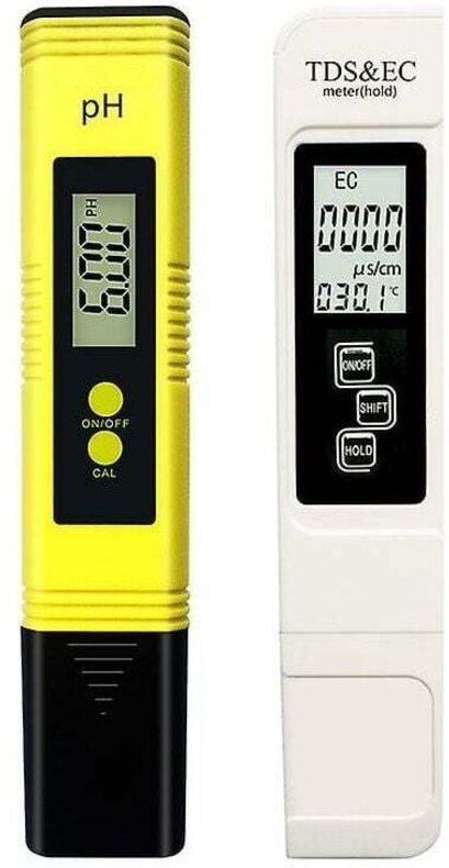ZVD-pH-Tester, Pool-pH-Tester misst TDS pH EC Temperatur Wasserqualität pH-Tester für Trinkwasser, Pool, Aquarium, Geträ...