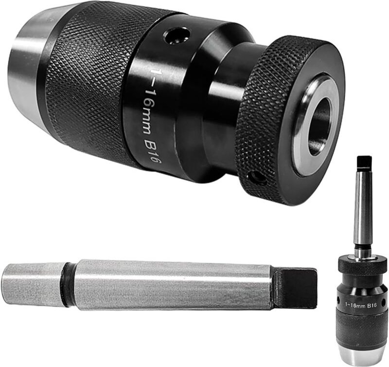 Mk2-B16 Bohrfutter mit 16 mm Spannbereich, Holzdrehbankfutter, Schnellspannbohrfutter, Metalldrehwerkzeuge, Säulenbohrma...