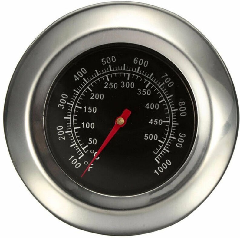 Ofenthermometer aus Edelstahl mit großem Temperaturbereich, Fleischthermometer zum Kochen und Grillen