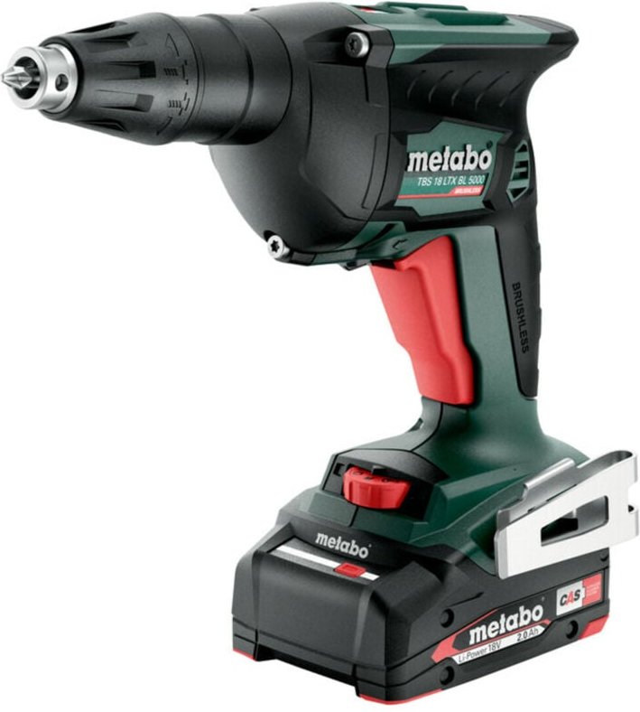 Metabo - Akku-Trockenbauschrauber tbs 18 ltx bl 5000 x 145 l, 18V 2x2Ah Li-Power + sc 30