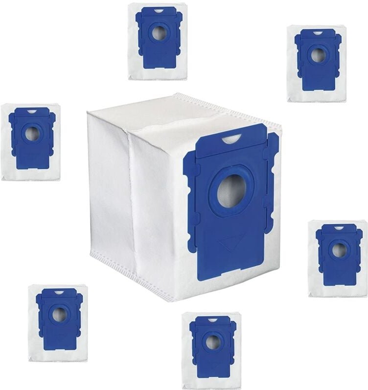 7 x Schmutzbeutel für die Entsorgung von Schmutz für IRobot Roomba I7, I7+/Plus (7550), I3+, I6+ (6550), I8+ (8550), S9+...