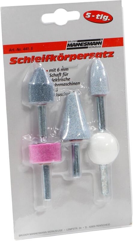 Mannesmann Bohrmaschine Schleifkörper Aufsatz Schleifstifte rund kegel