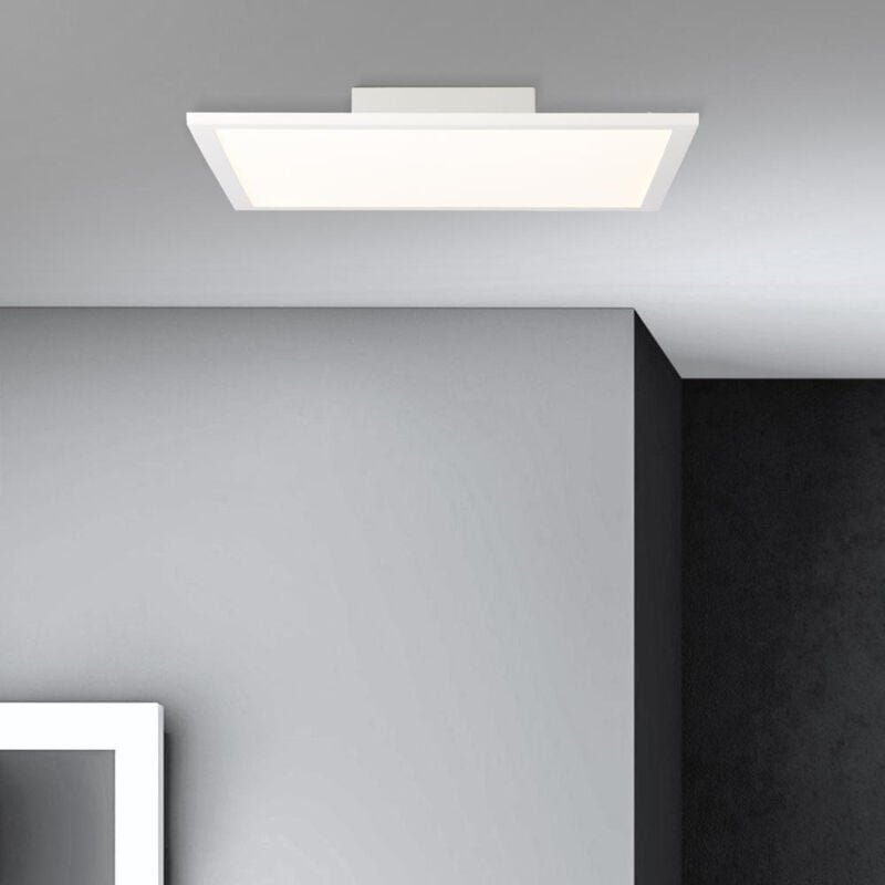 Brilliant - led Deckenleuchte Buffi weiß 39,5 x 39,5 cm neutralweiß 24 w Deckenaufbau-Paneel