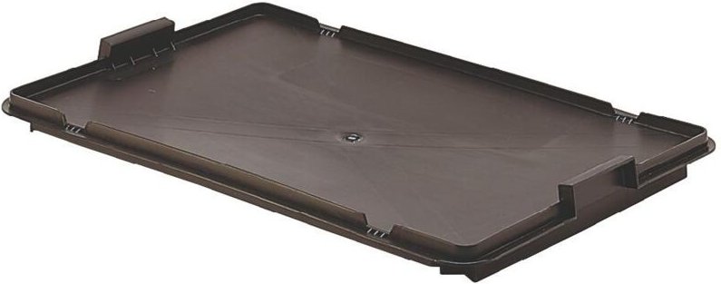 Deckel L600xB400mm schwarz pp passend für Drehstapelbehälter