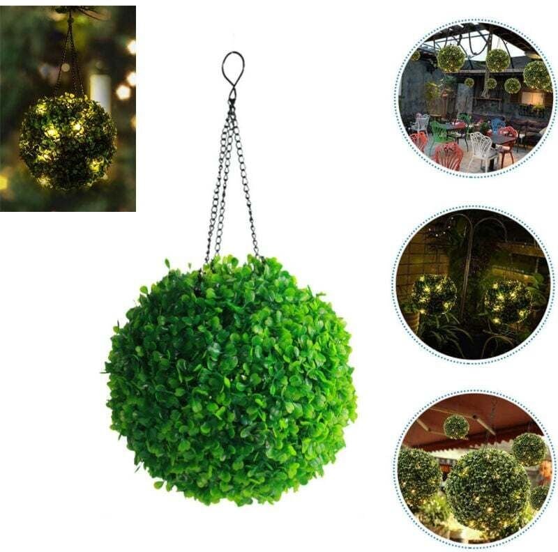 Solarlaterne, zum Aufhängen im Freien, wasserdichte, farbwechselnde, solarbetriebene Laterne mit dekorativer Aufhängeket...