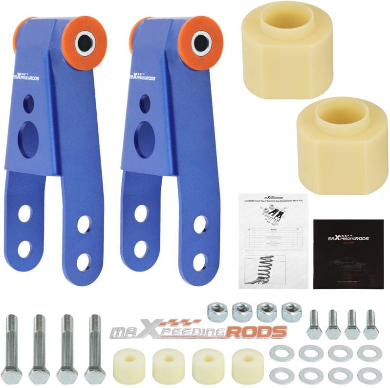 Hherlegungs-Distanzstücke vorne 3'' + hinten 2' for Jeep Cherokee xj 84-01 4