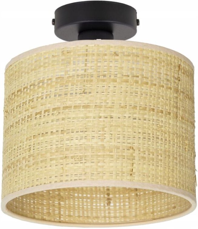 Deckenleuchte, Plafon, Lampenschirm, Boho Rattan, E27, 20cm, Led, Polen